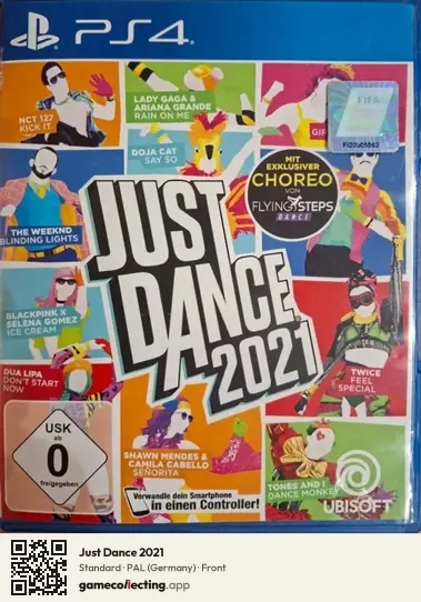 Just Dance 2021 PlayStation 4, Germany box front