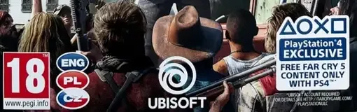 Far Cry 5, the PEGI square on its front