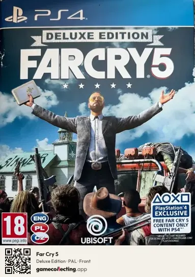 Far Cry 5 PlayStation 4, PAL box front