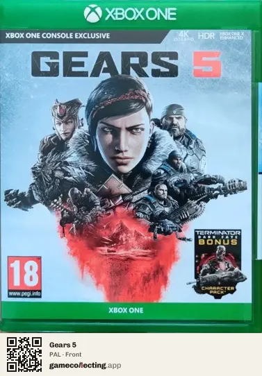 Gears 5 Xbox One, PAL box front