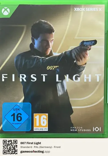 007 First Light Xbox Series X, Germany box front