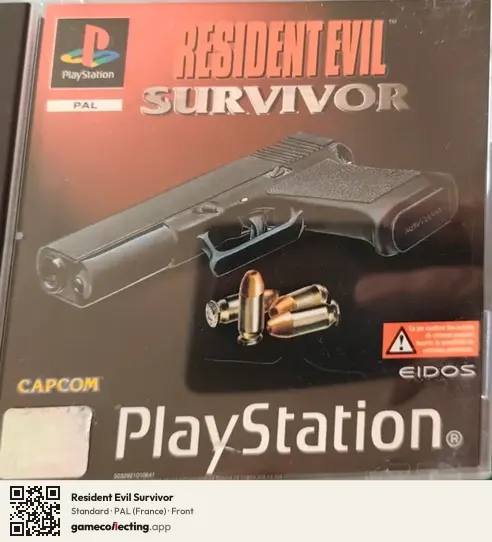Resident Evil Survivor PlayStation, France box front