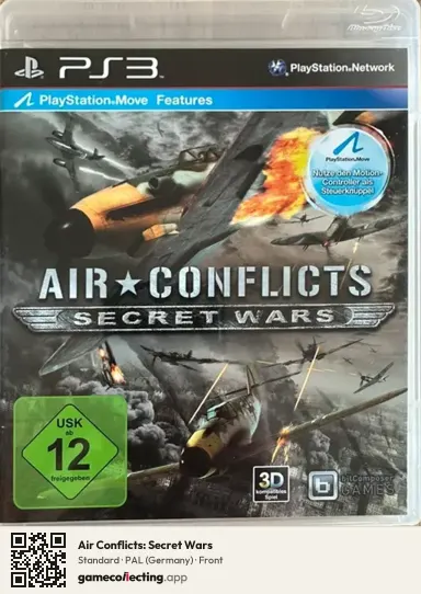 Air Conflicts: Secret Wars PlayStation 3, Germany box front