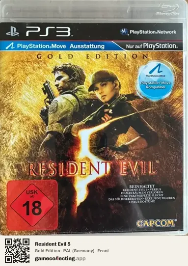 Resident Evil 5 PlayStation 3, Germany box front