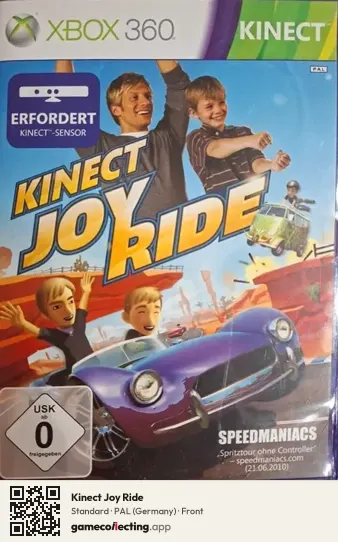 Kinect Joy Ride Xbox 360, Germany box front