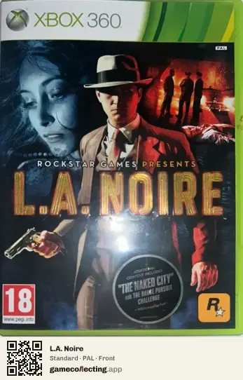 L.A. Noire Xbox 360, PAL box front