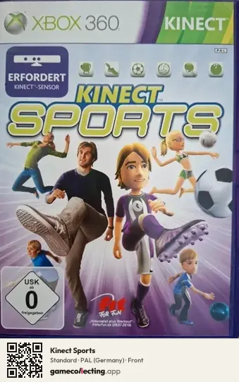 Kinect Sports Xbox 360, Germany box front