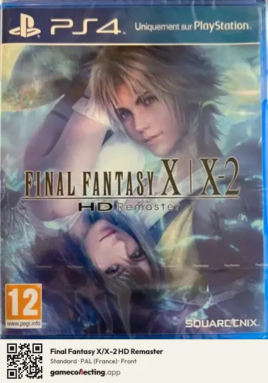 Final Fantasy X/X-2 HD Remaster PlayStation 4, France box front