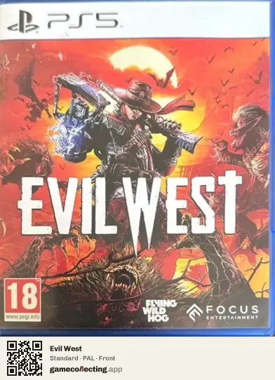 Evil West PlayStation 5, PAL box front