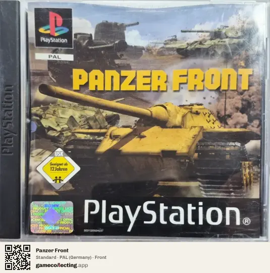 Panzer Front PlayStation, Germany box front