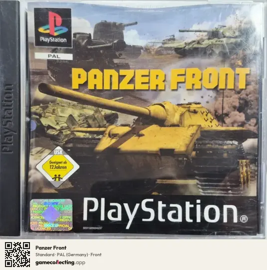 Panzer Front PlayStation, Germany box front