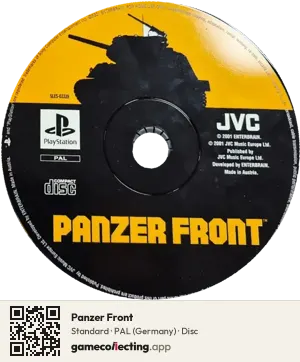 Panzer Front PlayStation, PAL disc