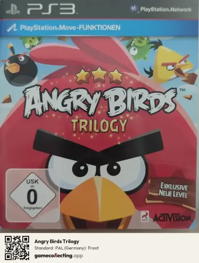 Angry Birds Trilogy PlayStation 3, Germany box front