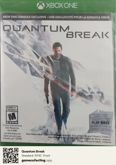 Quantum Break Xbox One, NTSC box front