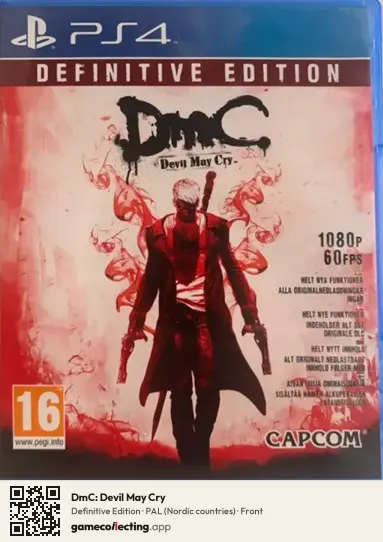 DmC: Devil May Cry PlayStation 4, Nordic countries box front