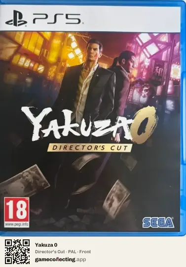 Yakuza 0 PlayStation 5, PAL box front