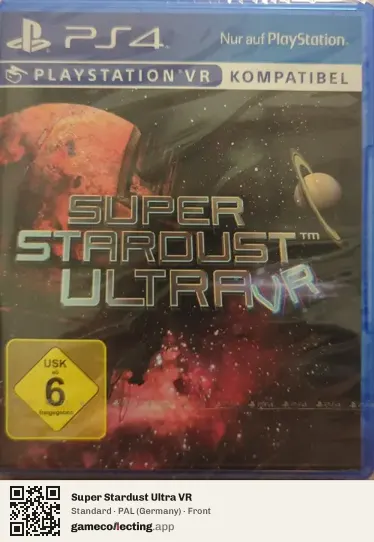 Super Stardust Ultra VR PlayStation 4, Germany box front