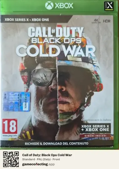 Call of Duty: Black Ops Cold War Xbox Series X, Italy box front