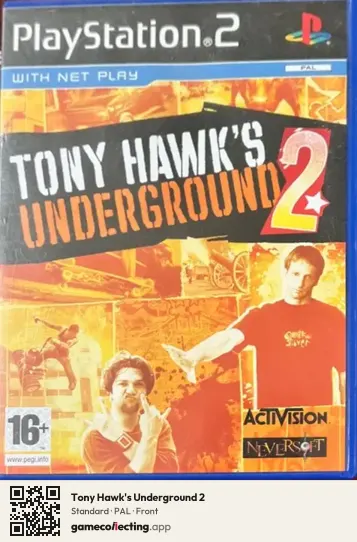 Tony Hawk's Underground 2 PlayStation 2, PAL box front