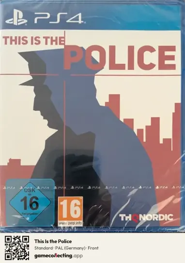 This Is the Police PlayStation 4, Germany box front