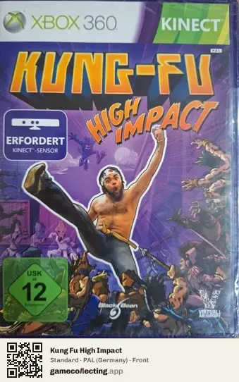Kung Fu High Impact Xbox 360, Germany box front