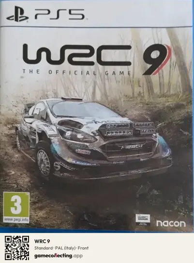 WRC 9 PlayStation 5, Italy box front