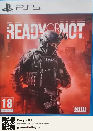 Ready or Not PlayStation 5, Germany box front