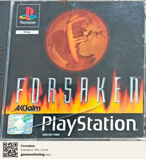 Forsaken PlayStation, PAL box front