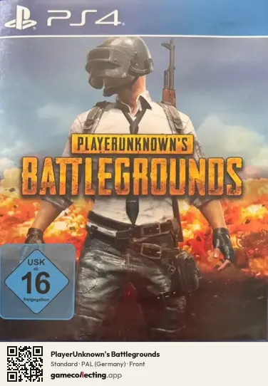 PlayerUnknown's Battlegrounds PlayStation 4, Germany box front