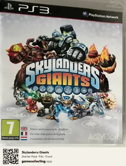 Skylanders: Giants PlayStation 3, PAL box front