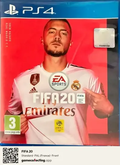 FIFA 20 PlayStation 4, France box front