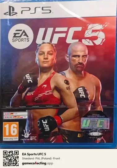 EA Sports UFC 5 PlayStation 5, Poland box front