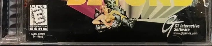 Invasion from Beyond, the ESRB box on its front