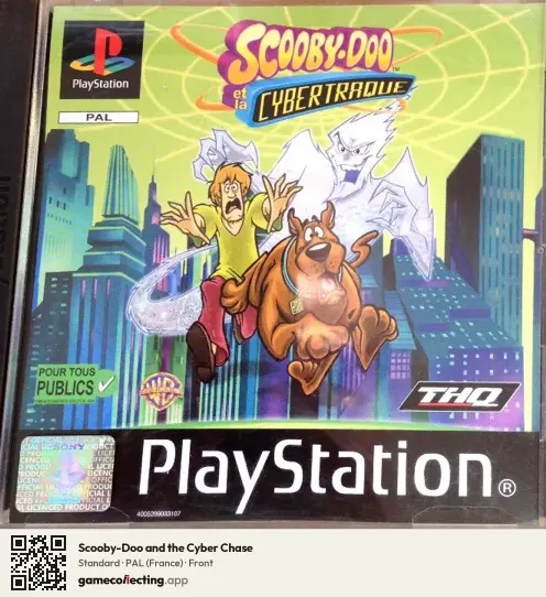Scooby-Doo and the Cyber Chase PlayStation, France box front