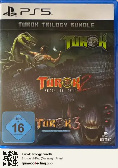 Turok Trilogy Bundle PlayStation 5, Germany box front