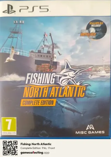 Fishing: North Atlantic PlayStation 5, PAL box front
