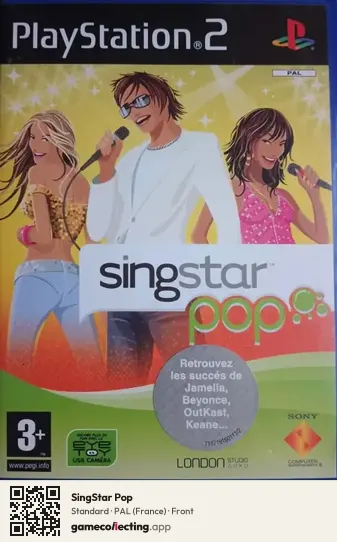 SingStar Pop PlayStation 2, France box front