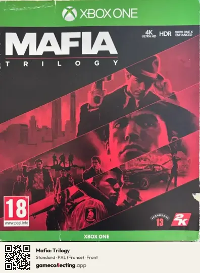 Mafia: Trilogy Xbox One, France box front