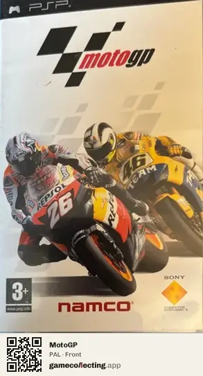 MotoGP PlayStation Portable, PAL box front