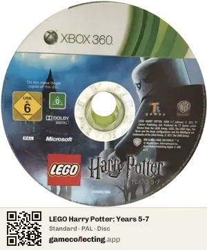 LEGO Harry Potter: Years 5-7 Xbox 360, PAL disc