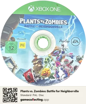 Plants vs. Zombies: Battle for Neighborville Xbox One, PAL disc