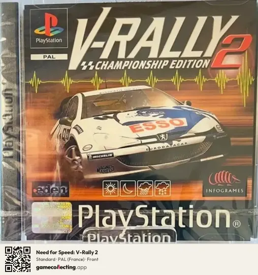 Need for Speed: V-Rally 2 PlayStation, France box front