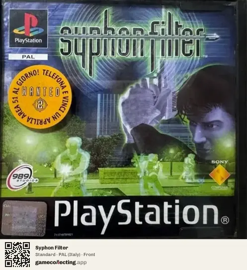 Syphon Filter PlayStation, Italy box front