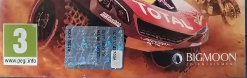Dakar 18, the PEGI square on its front
