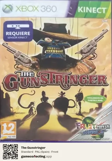 The Gunstringer Xbox 360, Spain box front