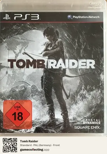 Tomb Raider PlayStation 3, Germany box front