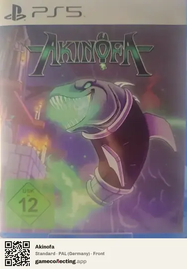 Akinofa PlayStation 5, Germany box front