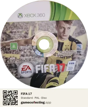 FIFA 17 Xbox 360, PAL disc