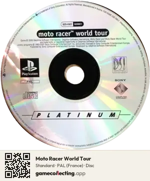 Moto Racer World Tour PlayStation, PAL disc