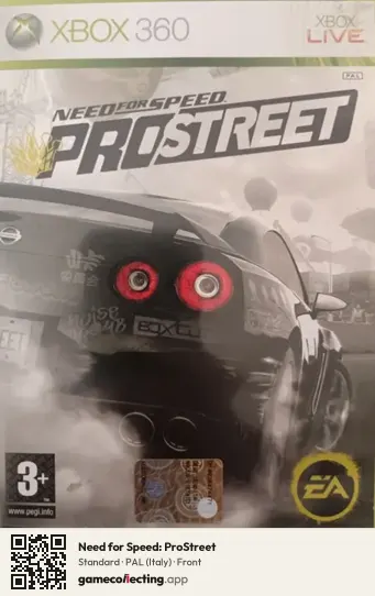 Need for Speed: ProStreet Xbox 360, Italy box front